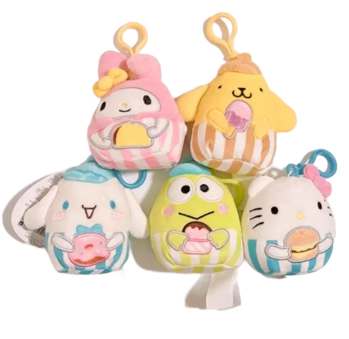 Amazon.com: Squishmallows Hello Kitty Mini Plush Dolls, Set of 5